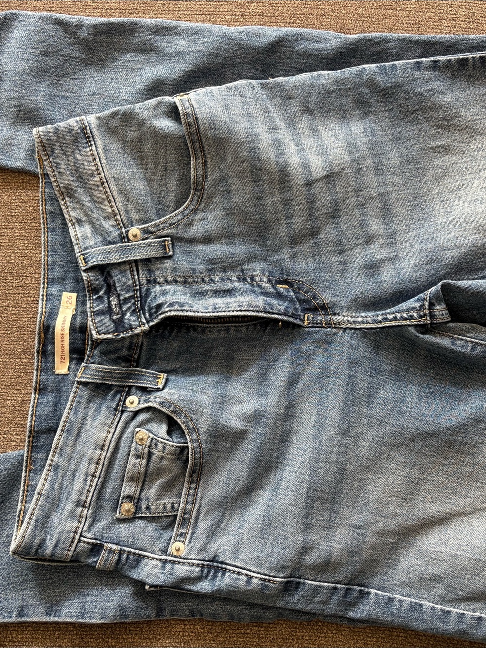 Levi’s 721 High Rise Skinny Jeans